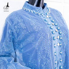 GAMIS OZIAS TILE 03961 LD 105 I Gamis Kondangan Mewah I Gamis Wisuda Muslimah Nyaman Panjang