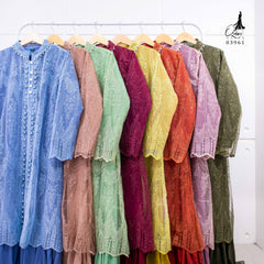 GAMIS OZIAS TILE 03961 LD 105 I Gamis Kondangan Mewah I Gamis Wisuda Muslimah Nyaman Panjang