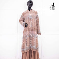 GAMIS OZIAS TILE 07017 LD 105 I Gamis Kondangan Mewah I Gamis Wisuda Muslimah Nyaman Panjang