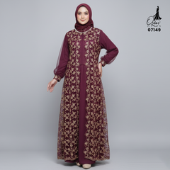 GAMIS OZIAS NAMIRA 07149 LD 105 120 140 150 I Gamis Kondangan Mewah I Gamis Fashion Casual
