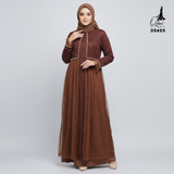 GAMIS OZIAS BROKAT FIMELA 09465 LD 80 95 105 120 I Gamis Fashion Muslimah Anak I Gamis Lebaran Busui Friendly 2XL