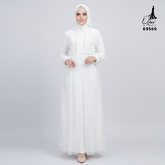GAMIS OZIAS BROKAT 09569 LD 105 120 140 I Gamis Brokat Premium I Gamis Mewah