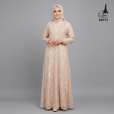 GAMIS OZIAS BROKAT IMPORT 09773 LD 105 I Gamis Fashion Remaja I Gamis Kondangan Dewasa