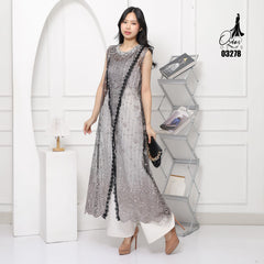 VEST OUTER TILE HANA OZIKO 03278 LD 105 I Outer Kondangan Wanita I Outer Fashion Casual