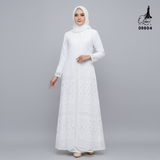 GAMIS OZIAS BROKAT FIMELA 09804 I Fashion Muslimah Hijab I Gamis Kondangan Simpel Nyaman Panjang Santai Dress