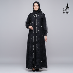 GAMIS OZIAS BROKAT FIMELA JUMBO 09884 LD 105 140 150 I Gamis Jumbo Muslimah I Gamis Formal I Jumbo 4XL 5XL