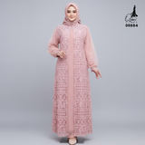 GAMIS OZIAS BROKAT FIMELA JUMBO 09884 LD 105 140 150 I Gamis Jumbo Muslimah I Gamis Formal I Jumbo 4XL 5XL