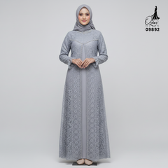 GAMIS OZIAS FIMELA JUMBO 09892 LD 80 95 105 120 140 I Gamis Ibu dan Anak I Gamis Pesta Kondangan I Gamis Import Brokat I Jumbo 2XL 4XL