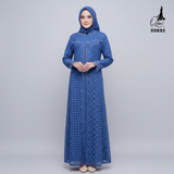 GAMIS OZIAS FIMELA JUMBO 09892 LD 80 95 105 120 140 I Gamis Ibu dan Anak I Gamis Pesta Kondangan I Gamis Import Brokat I Jumbo 2XL 4XL