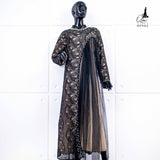 GAMIS OZIAS BROKAT INAYA FIORA 09942 Ld 80 95 105 120 140 I Gamis Dewasa Ibu Dan Anak I Gamis Wisuda Wanita I Gamis Kondangan Pesta I Gamis Bridesmaid I Pakaian Muslimah Jumbo 2XL 4XL