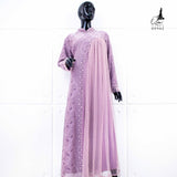 GAMIS OZIAS BROKAT INAYA FIORA 09942 Ld 80 95 105 120 140 I Gamis Dewasa Ibu Dan Anak I Gamis Wisuda Wanita I Gamis Kondangan Pesta I Gamis Bridesmaid I Pakaian Muslimah Jumbo 2XL 4XL