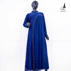 GAMIS OZIAS BROKAT INAYA FIORA 09942 Ld 80 95 105 120 140 I Gamis Dewasa Ibu Dan Anak I Gamis Wisuda Wanita I Gamis Kondangan Pesta I Gamis Bridesmaid I Pakaian Muslimah Jumbo 2XL 4XL