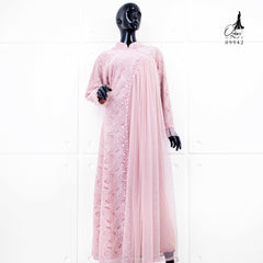 GAMIS OZIAS BROKAT INAYA FIORA 09942 Ld 80 95 105 120 140 I Gamis Dewasa Ibu Dan Anak I Gamis Wisuda Wanita I Gamis Kondangan Pesta I Gamis Bridesmaid I Pakaian Muslimah Jumbo 2XL 4XL