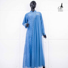 GAMIS OZIAS BROKAT INAYA HARUKA FIMELA 09883 Ld 80 95 105 120 140 I Gamis Dewasa Ibu Dan Anak I Gamis Wisuda Wanita I Gamis Kondangan Pesta I Gamis Bridesmaid I Pakaian Muslimah Cantik