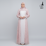 GAMIS OZIAS BROKAT 10017 LD 105 I Gamis Kondangan Mewah I Gamis Pesta