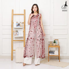 VEST OUTER TILE OZIKO HANA 03265 LD 105 I Outer Kondangan Wanita I Outer Wisuda Formal