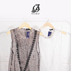 VEST OUTER TILE HANA OZIKO 03278 LD 105 I Outer Kondangan Wanita I Outer Fashion Casual