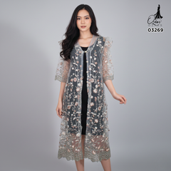 OUTER TILE OZIKO 03269 LD 105 I Outer Casual Wanita I Outer Fashion Kondangan