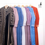 GAMIS OZIAS BROKAT INAYA HARUKA FIMELA 09883 Ld 80 95 105 120 140 I Gamis Dewasa Ibu Dan Anak I Gamis Wisuda Wanita I Gamis Kondangan Pesta I Gamis Bridesmaid I Pakaian Muslimah Cantik