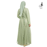 GAMIS INAYA BALIYA OZIAS 09901 I Gamis Pesta kondangan I Hijab Fashion I Jumbo LD 105 LD 120 LD 140 I Dress Mewah Brokat