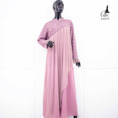 GAMIS OZIAS BROKAT KAGURA 09875 LD105 CM I Gamis Formal I Gaun Muslimah Nyaman Panjang