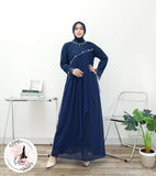 GAMIS OZIAS BROKAT KAGURA 09875 LD105 CM I Gamis Formal I Gaun Muslimah Nyaman Panjang