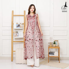 VEST OUTER TILE OZIKO HANA 03265 LD 105 I Outer Kondangan Wanita I Outer Wisuda Formal