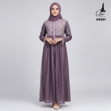 GAMIS OZIAS BRUKAT 09931 LD 105 & LD 120 I Gamis Wanita Syar'i Kondangan l Busana Muslimah l Busui Friendly Santai Panjang 2XL