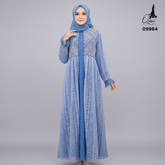 GAMIS OZIAS BROKAT PREMIUM 09984 LD 105 I Gamis Kondangan Cantik I Fashion Remaja Wisuda Muslim Nyaman