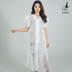 OUTER OZIKO BROKAT 03059 LD 105 I Outer Lepas Pasang I Outer brokat Premium