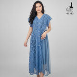 VEST OUTER TILE AZURA OZIKO 03262 LD 105 I Outer Kondangan Wanita I Outer Fashion Muslimah