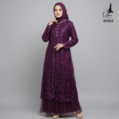 GAMIS OZIAS TILE 07212 LD 105 I Gamis Kondangan I Gamis Tile Premium