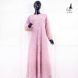 GAMIS OZIAS BROKAT GARDEN LACE 09830 LD 105 I Gamis Premium Simpel l Busana Muslimah Busui Friendly Nyaman Panjang Wanita Santai Mewah