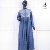GAMIS OZIAS BRUKAT 09931 LD 105 & LD 120 I Gamis Wanita Syar'i Kondangan l Busana Muslimah l Busui Friendly Santai Panjang 2XL