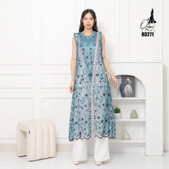 VEST OUTER TILE OZIKO HANA 03271 LD 105 I Outer Casual Wanita I Outer Kondangan Wanita