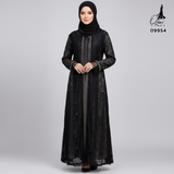 GAMIS OZIAS BROKAT GLITER 09954 LD 105 I Gamis Fashion Muslimah I Gamis Lebaran Motif Nyaman
