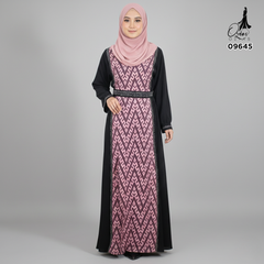 GAMIS OZIAS ABAYA STRETCH 09645 LD 120 I Gamis Fashion Muslimah I Gamis Lebaran Cantik Wanita