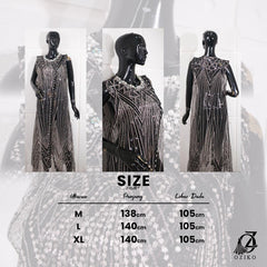 VEST OZIKO OUTER TILE HANA 03234 LD 105 120 I Outer Kondangan Wanita I Outer Fashion Casual 2XL