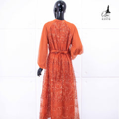 GAMIS OZIAS TILE IMPORT 03978 LD 105 I Gamis Fashion Muslimah I Gamis Pesta Kondangan Motif Nyaman