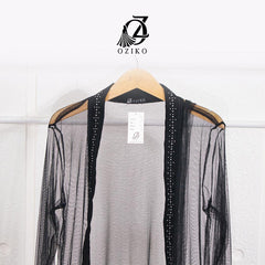 VEST OUTER TILE OZIKO 03244 06434 LD 105 I Outer Kondangan Wanita I Outer Fashion Casual