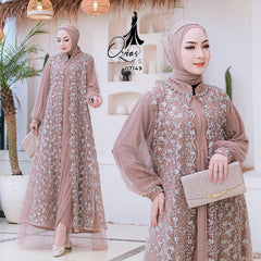 GAMIS OZIAS NAMIRA 07149 LD 105 120 140 150 I Gamis Kondangan Mewah I Gamis Fashion Casual