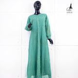 GAMIS OZIAS BROKAT GARDEN LACE 09830 LD 105 I Gamis Premium Simpel l Busana Muslimah Busui Friendly Nyaman Panjang Wanita Santai Mewah