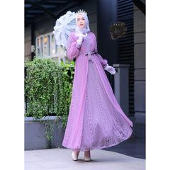 GAMIS OZIAS BROKAT PREMIUM 09357 LD 105 I Gamis Pesta Import I Gamis Kondangan Remaja Motif Muslim Nyaman Panjang Dewasa Mewah