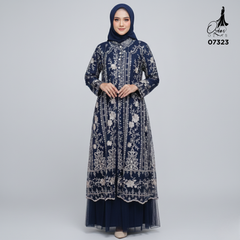 GAMIS OZIAS TILE 07323 LD 105 I Gamis Lebaran Casual I Gamis Kondangan Cantik