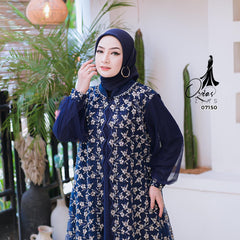 GAMIS OZIAS TILE NAMIRA 07150 120 140 150 I Gamis Kondangan Wanita I Gamis Pesta Muslimah
