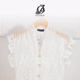 OZIKO VEST OUTER OZIKO BROKAT CORNELI 03242 03459 LD 105