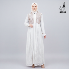 GAMIS OZIAS BROKAT PREMIUM 09984 LD 105 I Gamis Kondangan Cantik I Fashion Remaja Wisuda Muslim Nyaman