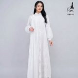 GAMIS BROKAT HARUKA OZIAS 09970 LD 105 I Gamis Fashion Muslimah I Gamis Wanita Cantik Panjang Santai