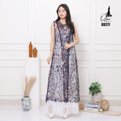 VEST OUTER TILE OZIKO HANA 03277 LD 105 I Outer Kondangan Wanita I Outer Fashion Casual