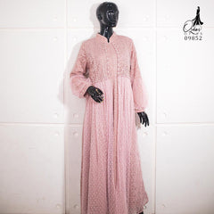 GAMIS OZIAS BROKAT KAGURA 09852 LD 105 dan LD 120 I Gamis Brisemade Muslimah I Dress Home Busui Friendly Nyaman Panjang
